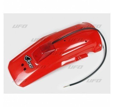 Guardabarros trasero rojo con piloto Honda XR 600 R