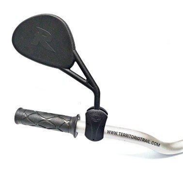 Espejo enduro derecho homologado sujección brida