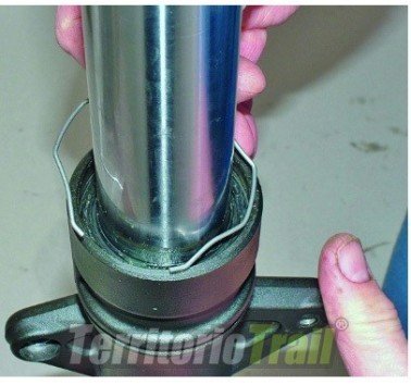 Circlip seguridad para retenes de horquilla