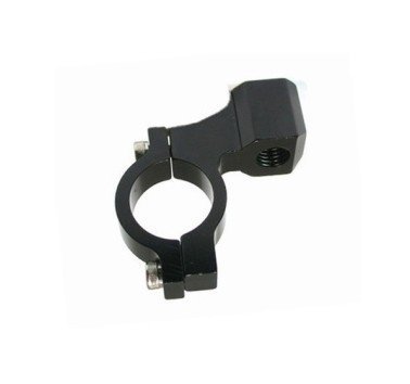 Soporte retrovisor 22mm negro M10mm rosca derechas