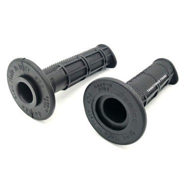 Domino puños 22mm negros cerrados Honda XR - NX - XRV / Kawasaki KLX / Suzuki DR