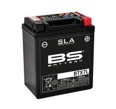 Batería BS BTX7L SLA 12v activada y precargada