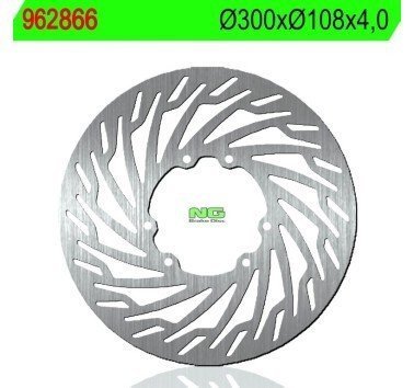 Disco de freno delantero NG 866 ø300 x ø108 x 4 (solo modelo Adventure)