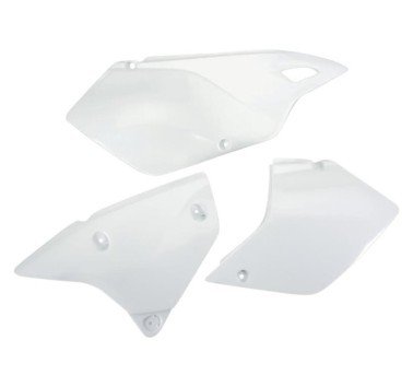 Ufo paneles laterales traseros blancos Suzuki DR Z 400