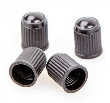Tapón de válvula plástico negro