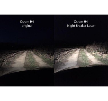 Bombilla luz faro principal H4 12v 60/55w Night Breaker