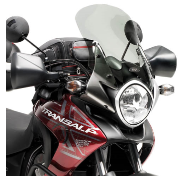 Givi D313S cúpula elevada ahumada Honda Transalp 700