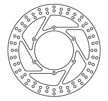 Disco de freno delantero TRW MST310