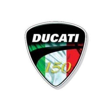 Adhesivo ducati 6 x 6.5cm
