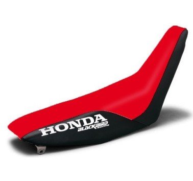 Funda de asiento roja y negra para Honda XR400R