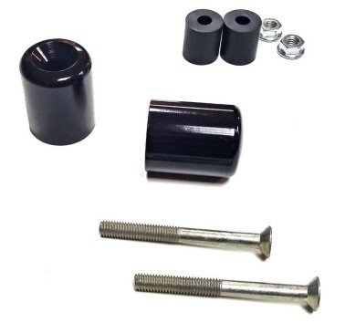 Juego de contrapesos aluminio negro Kawasaki KLE 500