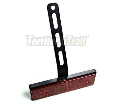 Soporte de catadióptrico para matricula o guardabarros