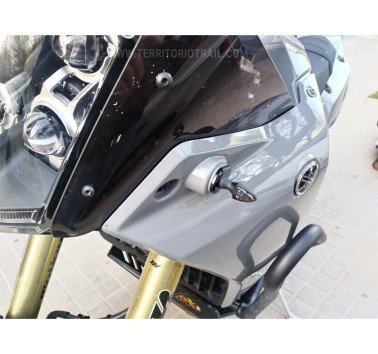 Juego intermitentes led minis p.e negro homologados