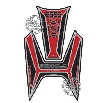 Protector de depósito BMW R1200GS LC 2013 -18 rojo / negro / gris