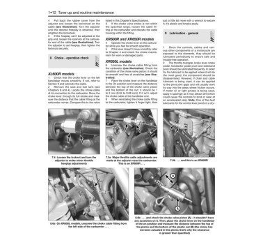 Manual detallado de reparación Honda XL / XR 600 R + XR 650 R / L (en inglés)