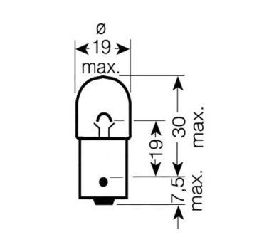Bombilla 12V 10W BA15S para intermitente