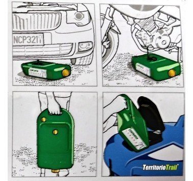 Bandeja cambio y transporte de aceite. 10L