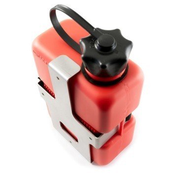 Bidón para gasolina rojo 1 L para sujetar con cincha