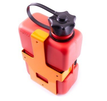 Bidón para gasolina rojo 1 L para sujetar con cincha