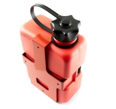 Bidón para gasolina rojo 1 L para sujetar con cincha