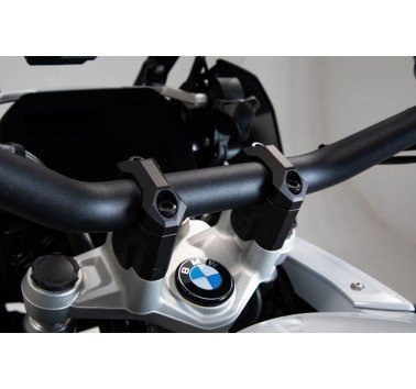 SW-Motech alzas de manillar negras +4cm para manillar de 32mm