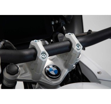 SW-Motech alzas de manillar grises +4cm para manillar de 32mm