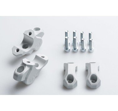 SW-Motech acercadores de manillar gris +25mm para manillar de 32mm