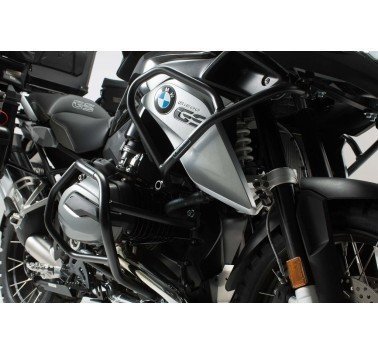 SW-Motech protecciones superiores acero negro BMW R1200GS LC