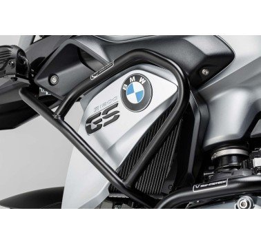 SW-Motech protecciones superiores acero negro BMW R1200GS LC