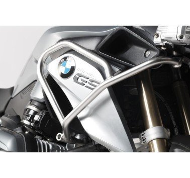 SW-Motech protecciones superiores acero natural BMW R1200GS LC