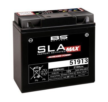 Batería BS 51913 SLA MAX 12v 170A activada y precargada