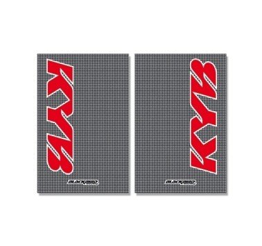 Juego adhesivos horquilla logo Kayaba carbon