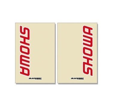 Juego adhesivos horquilla logo Showa Transparente