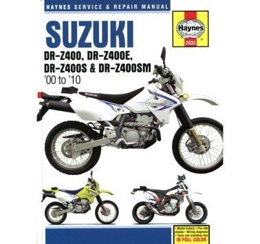 Manual detallado de reparación Suzuki DRZ400 (en inglés)