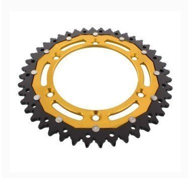 Corona ZF acero/aluminio 47 dientes dorada