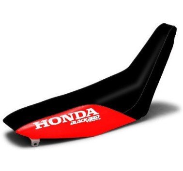 Funda de asiento negra y roja para Honda XR400R