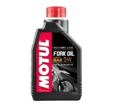 Aceite de horquilla Motul. Sintético SAE 5w. 1 litro