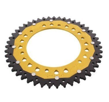 ZF corona dual 47 dientes dorada ZFD-5-47-GLD