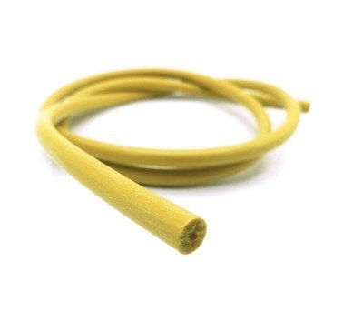 Cable de encendido 7mm amarillo silicona. 1 metro