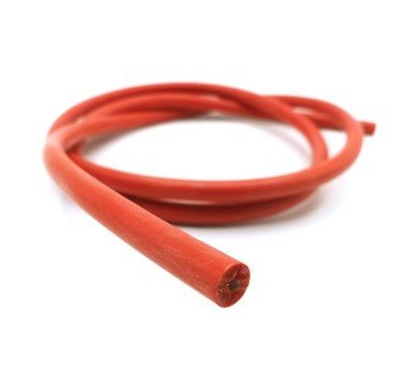 Cable de encendido 7mm rojo silicona. 1 metro