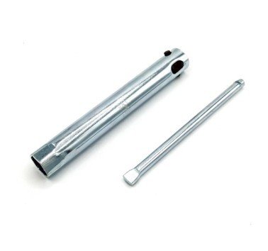 Llave de bujía 18mm. Longitud 160mm. Con mango T