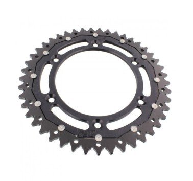 ZF corona dual 45 dientes 520 negra