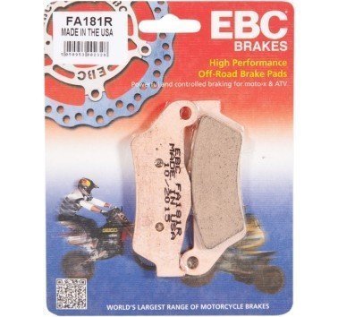 Pastillas de freno trasero sinterizadas EBC FA181R