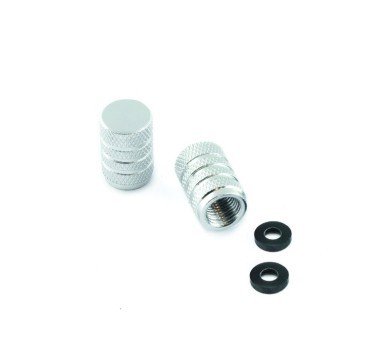 Tapónes de válvula (2 unidades) Probolt aluminio gris