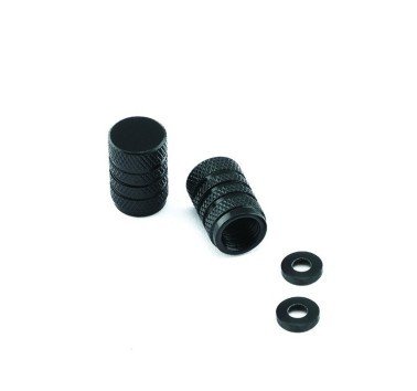 Tapónes de válvula (2 unidades) Probolt aluminio negro