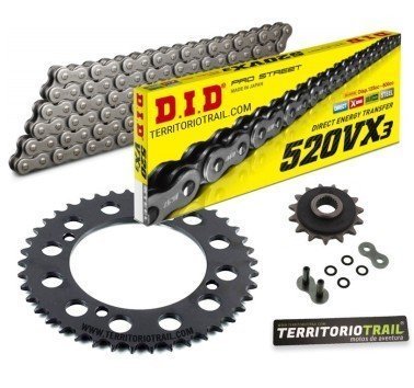 Kit de transmisión DID x-ring 520vx3 (15/40/104) | relación original XT600Z Tenere 1988