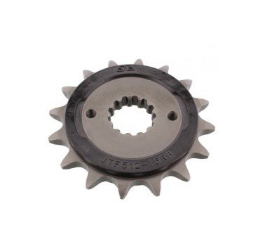 Piñón JT acero de 16 dientes versión engomado JTF512.16RB