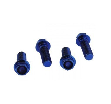 Pro Bolt tornillos titanio azul para pinza de freno delantero