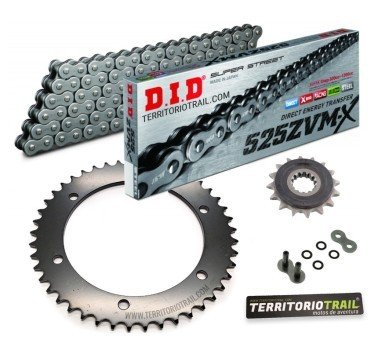 Kit de transmisión DID gris 525 zvm-x (17/45/112) | relación original ETV 1000