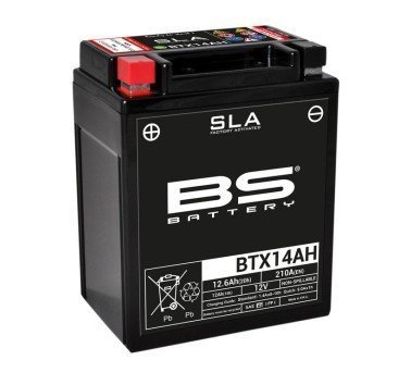 Batería BS BTX14AH SLA 12v activada y precargada